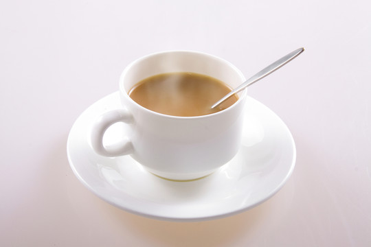 一杯熱咖啡