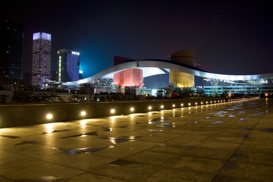 深圳市民中心夜景