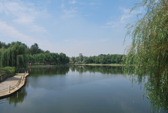 圣水湖水景