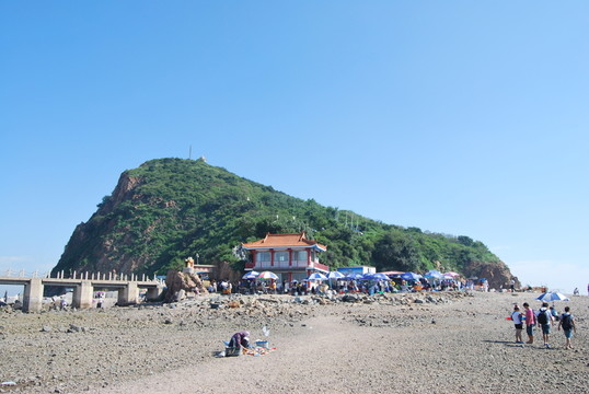 天橋所拍筆架山近景