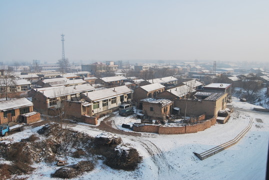 鄉(xiāng)村雪景