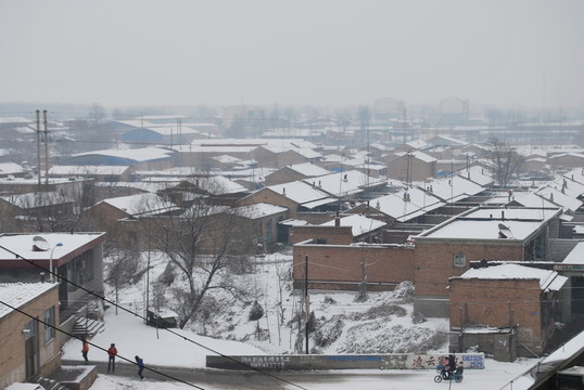 鄉(xiāng)村雪景