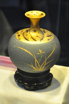 蘭花花瓶工藝品