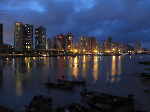 珠海夜景香洲灣