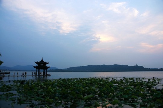 杭州西湖園林風光