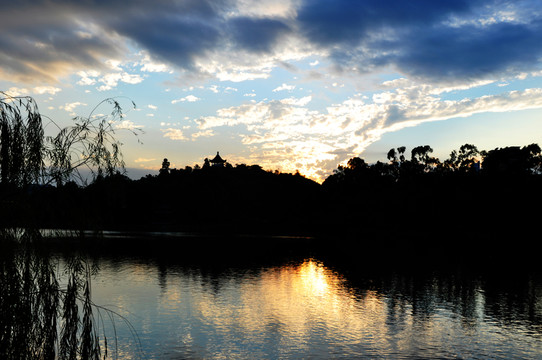 夕陽美景