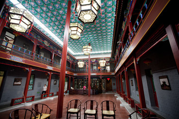 中式酒店大堂 酒店大廳