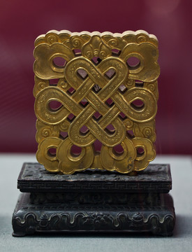 金刻花八寶之吉祥結寶