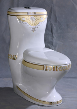 貝殼彩金坐便器