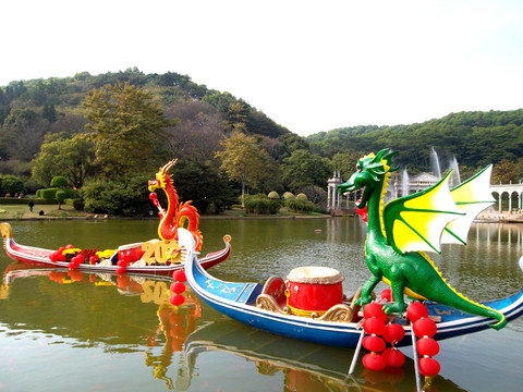 云臺(tái)花園 龍 龍雕
