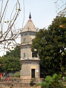 千年古村 番禺大嶺村 大魁閣塔