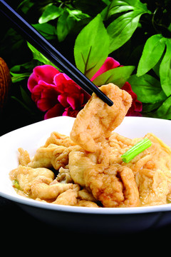 泉水白炒豆腐