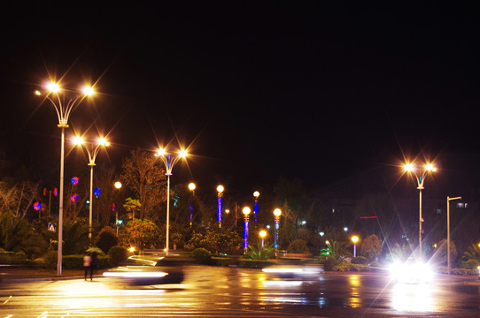 曲靖夜景