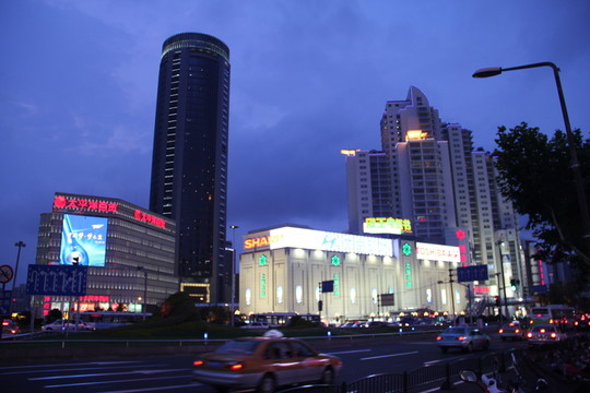 上海太平洋百貨夜景