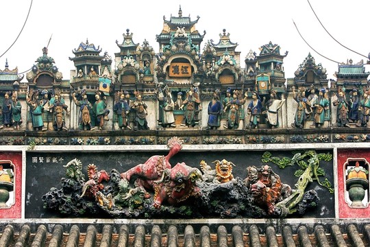 陳家祠 陶塑脊飾