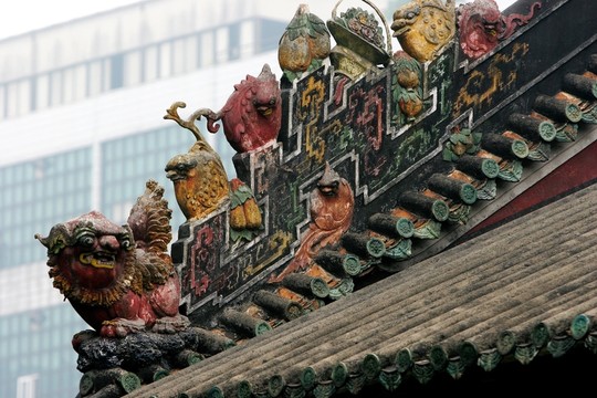 陳家祠 陶塑脊飾