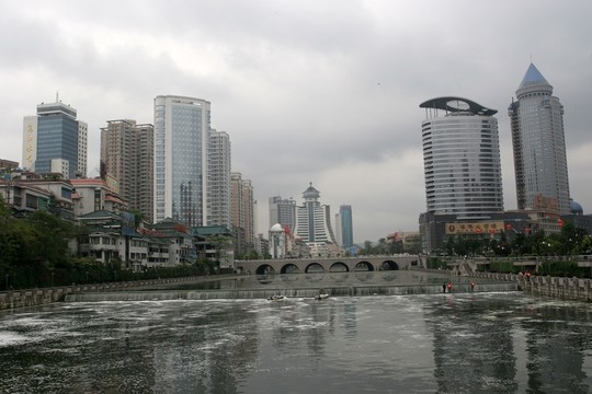貴陽市 南明河畔建筑群