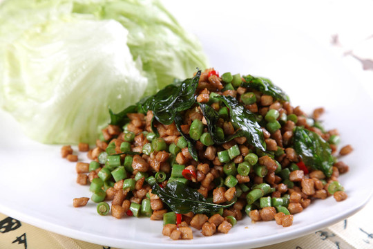 香葉肉碎生菜包