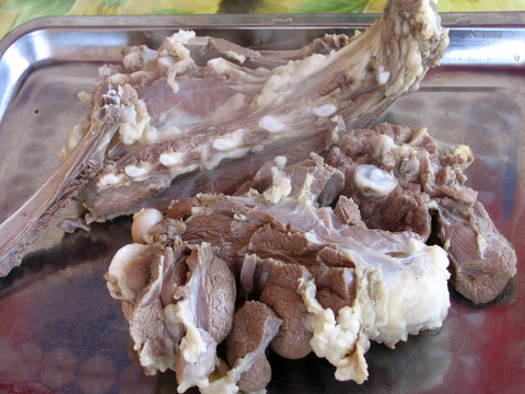 蒙古人特色食品 手把肉
