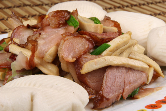 臘肉夾餅