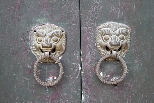 銅門釘虎頭拉環(huán)