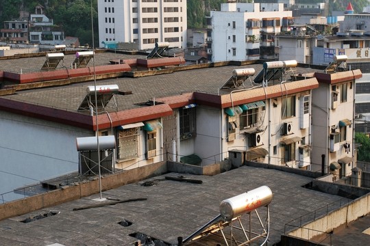 廣西柳州 住戶太陽能熱水器