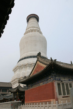 五臺(tái)山塔院寺 白塔