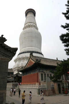五臺(tái)山 塔院寺白塔