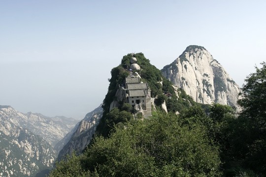 華山北峰全景