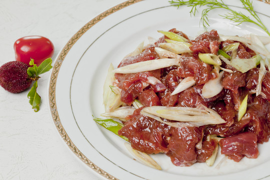 蔥白牛肉