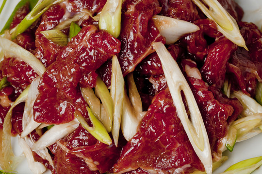 蔥白牛肉