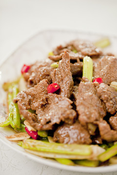 小炒牛肉