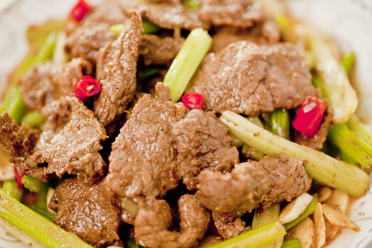 小炒牛肉