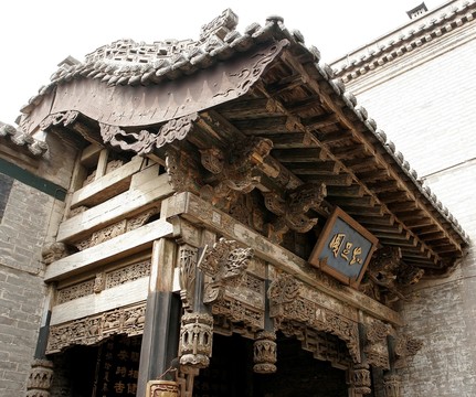 喬家大院 精致木雕藝術(shù)