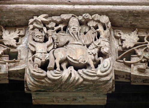 喬家大院 精致木雕藝術(shù)