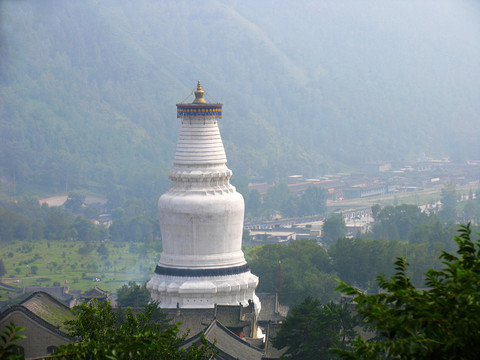 山西五臺山 塔院寺白塔