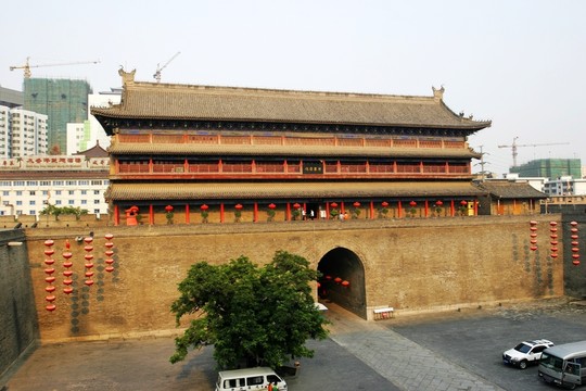 西安 東門城樓