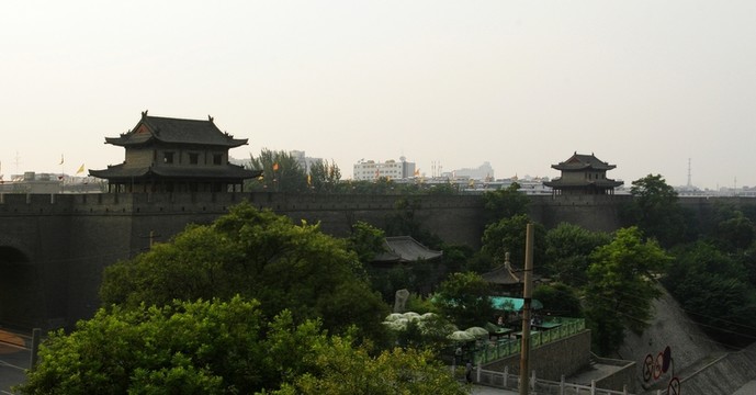 西安古城墻 遠眺