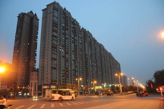 小區(qū)夜景