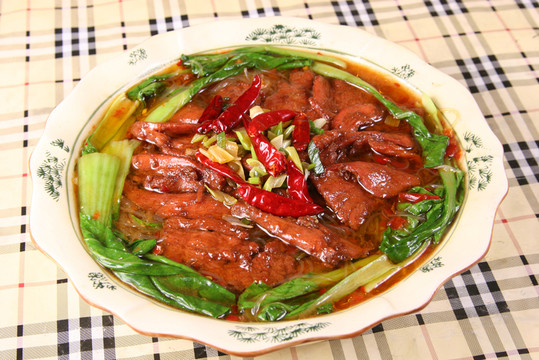 粉絲辣牛肉
