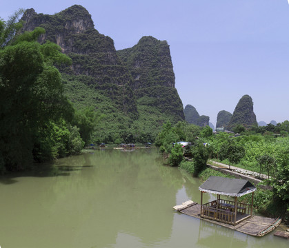 桂林陽(yáng)朔 遇龍河