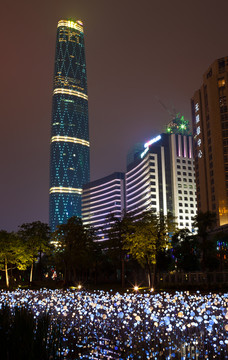 廣州珠江新城夜景