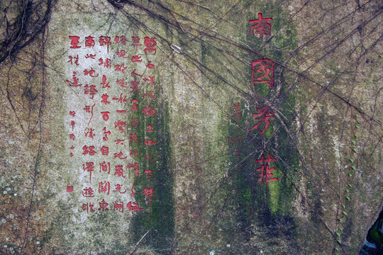 廈門萬石植物園 石刻