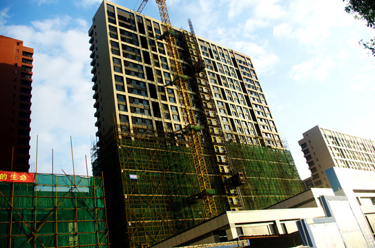 建設(shè)中的樓盤