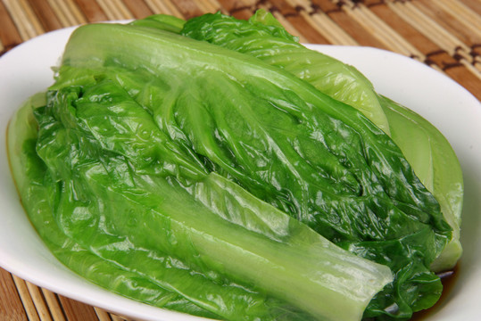 白灼生菜