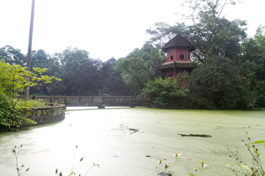 廣西龍州 中山公園 湖心亭