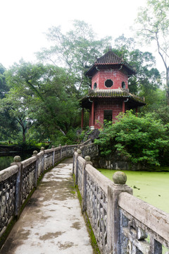 廣西龍州 中山公園 湖心亭