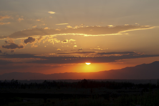 夕陽