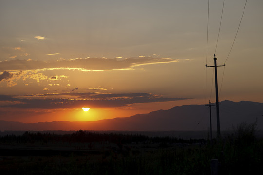 夕陽