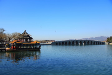 頤和園 廊如亭 十七孔橋